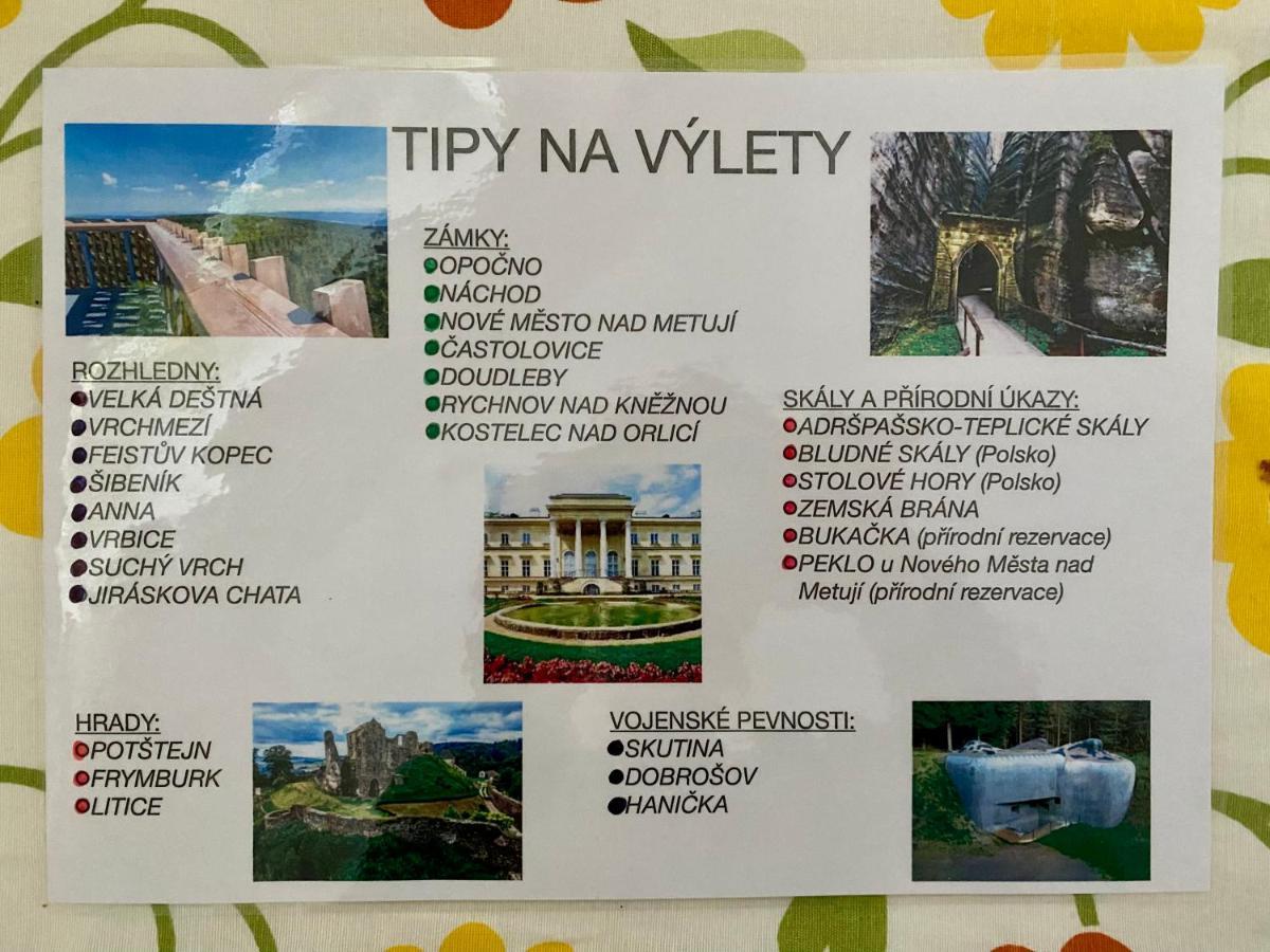 Apartman Karovi Дестне в Орлицки хора Екстериор снимка
